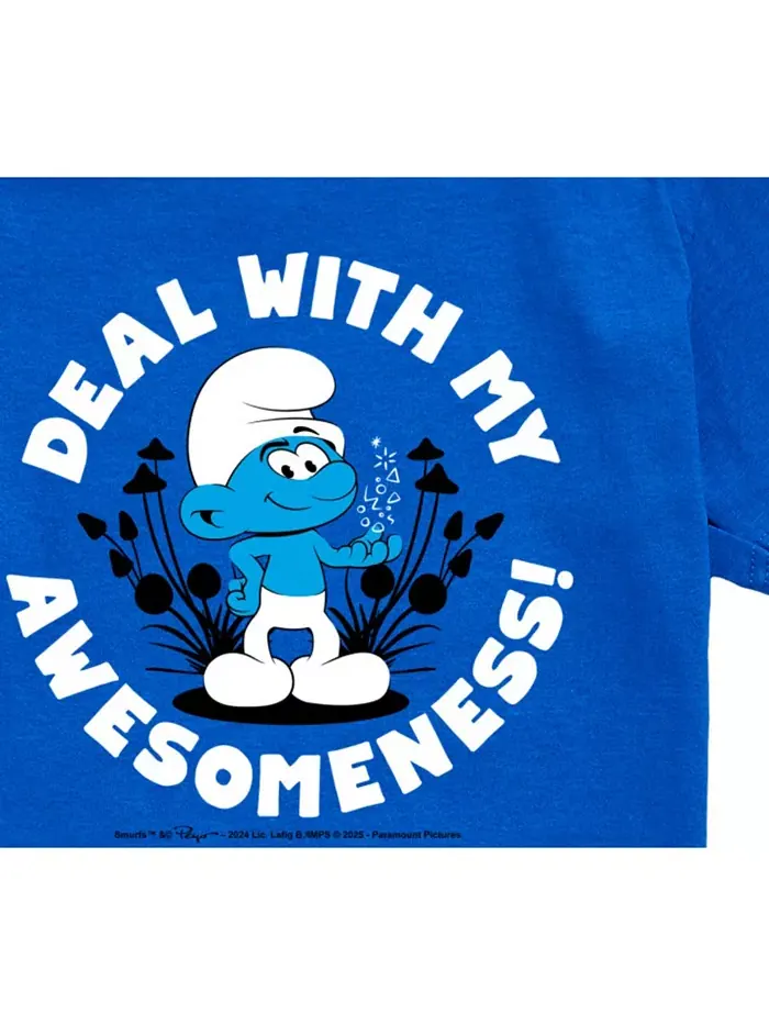 Футболка с графическим принтом Big Boys Awesomeness Smurfs — изображение 3 из 3