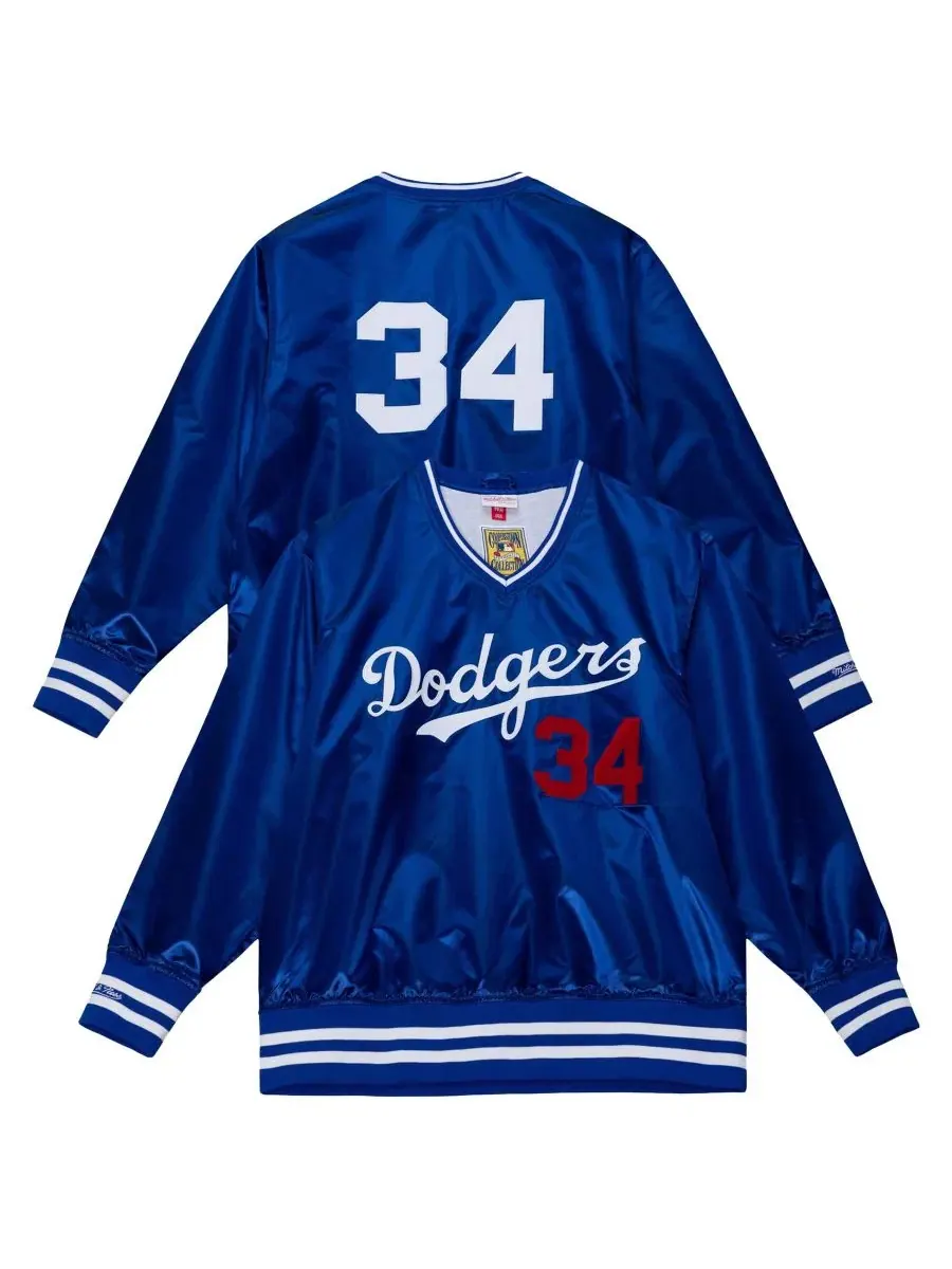 Куртка-пуловер с сатиновой тканью Fernando Valenzuela Mitchell & Ness