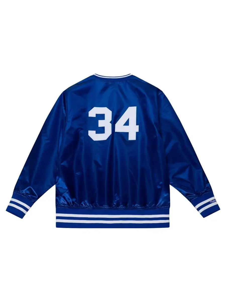 Куртка-пуловер с сатиновой тканью Fernando Valenzuela Mitchell & Ness — изображение 3 из 3, королевский