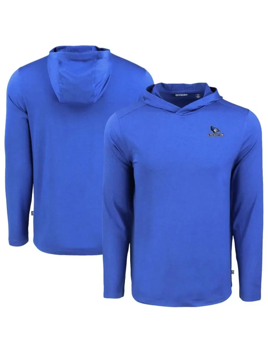 Мужская толстовка с длинным рукавом Creighton Bluejays Coastline Epic Comfort Eco синего цвета