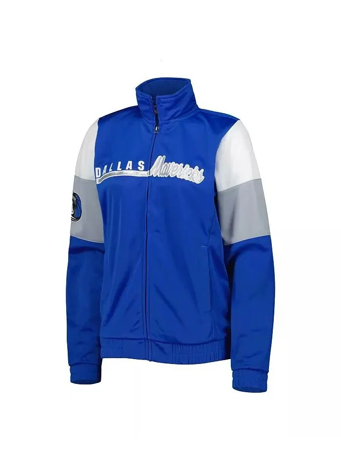 Синяя женская спортивная куртка с молнией во всю длину Dallas Mavericks Change Up G-Iii 4Her By — изображение 3 из 3