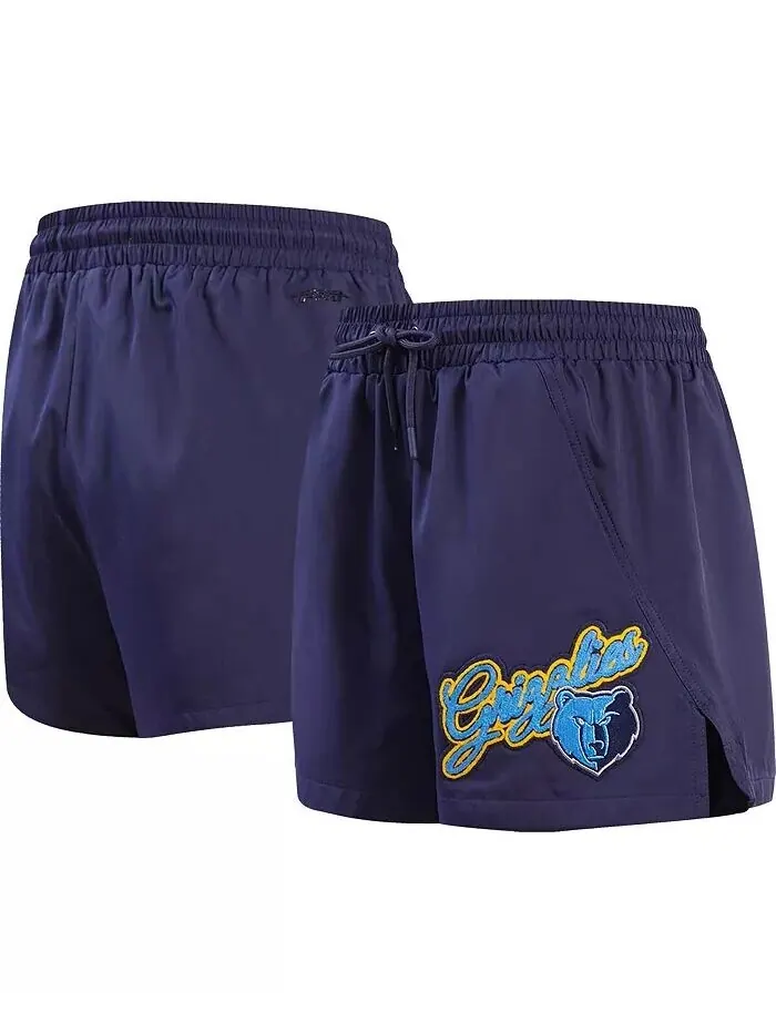 Женские темно-синие тканые шорты с надписью Memphis Grizzlies Pro Standard — изображение 1 из 1