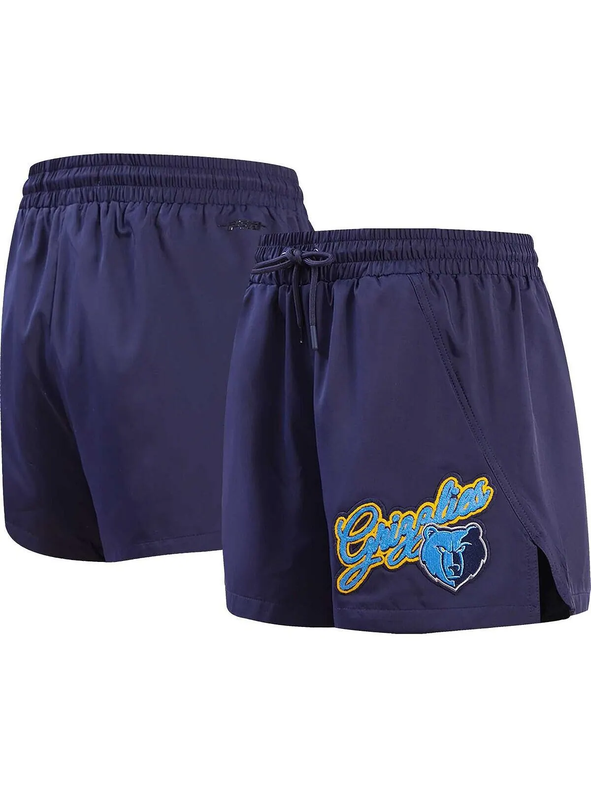 Женские темно-синие тканые шорты с надписью Memphis Grizzlies Pro Standard