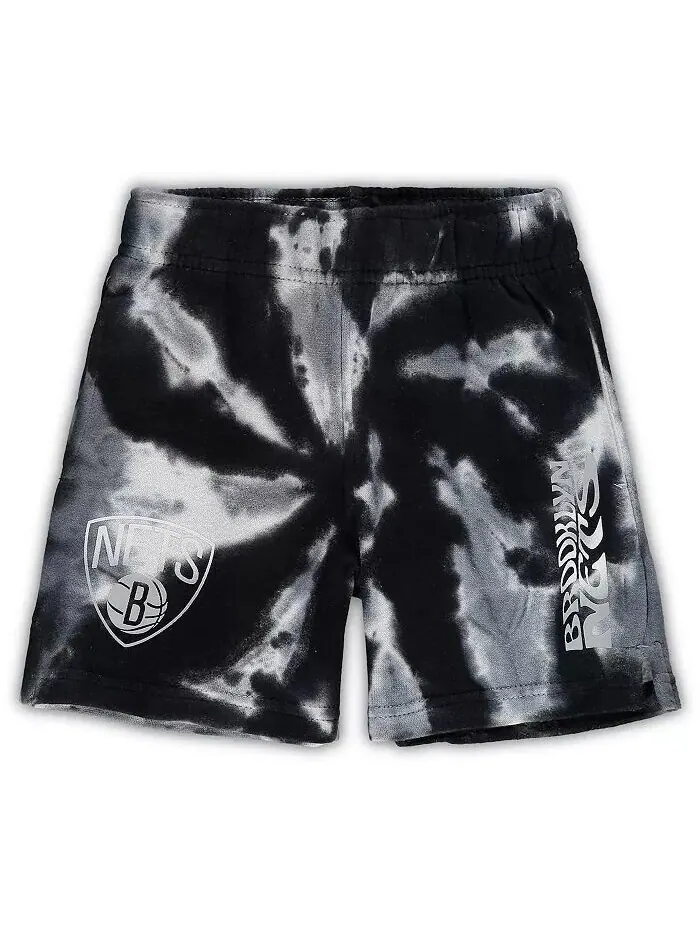 Бело-черные шорты Brooklyn Nets Santa Monica для малышей Outerstuff