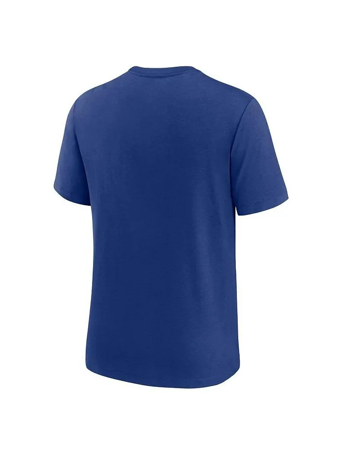Мужская футболка Royal New York Mets Rewind Retro Tri-Blend Nike — изображение 4 из 4, королевский