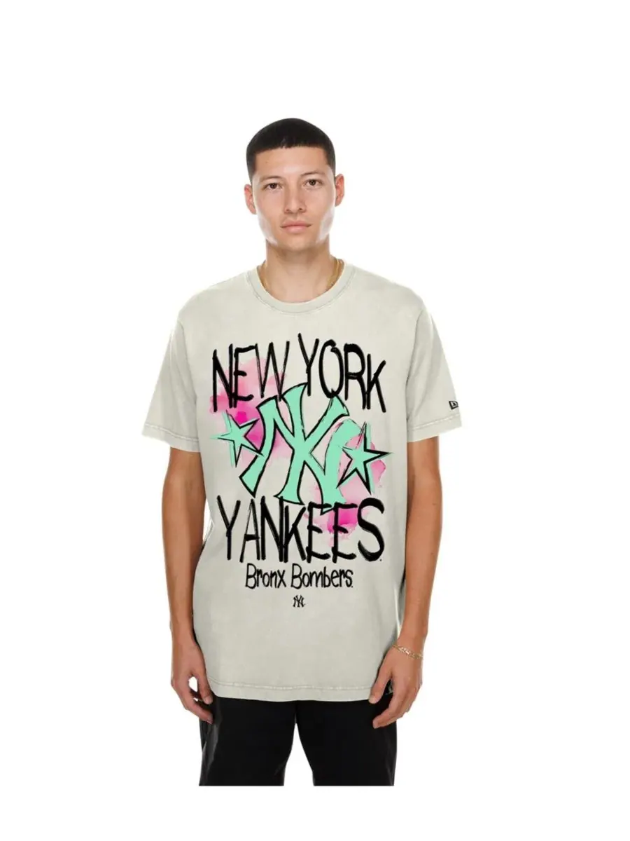 Футболка с принтом New York Yankees Lifestyle Punk Core New Era