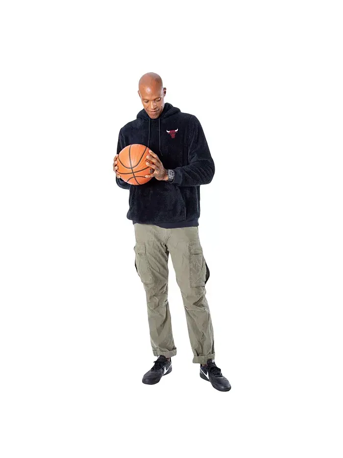 Мужская и женская худи The Best Hoodie in the World черного цвета Chicago Bulls оверсайз для отдыха — изображение 2 из 2