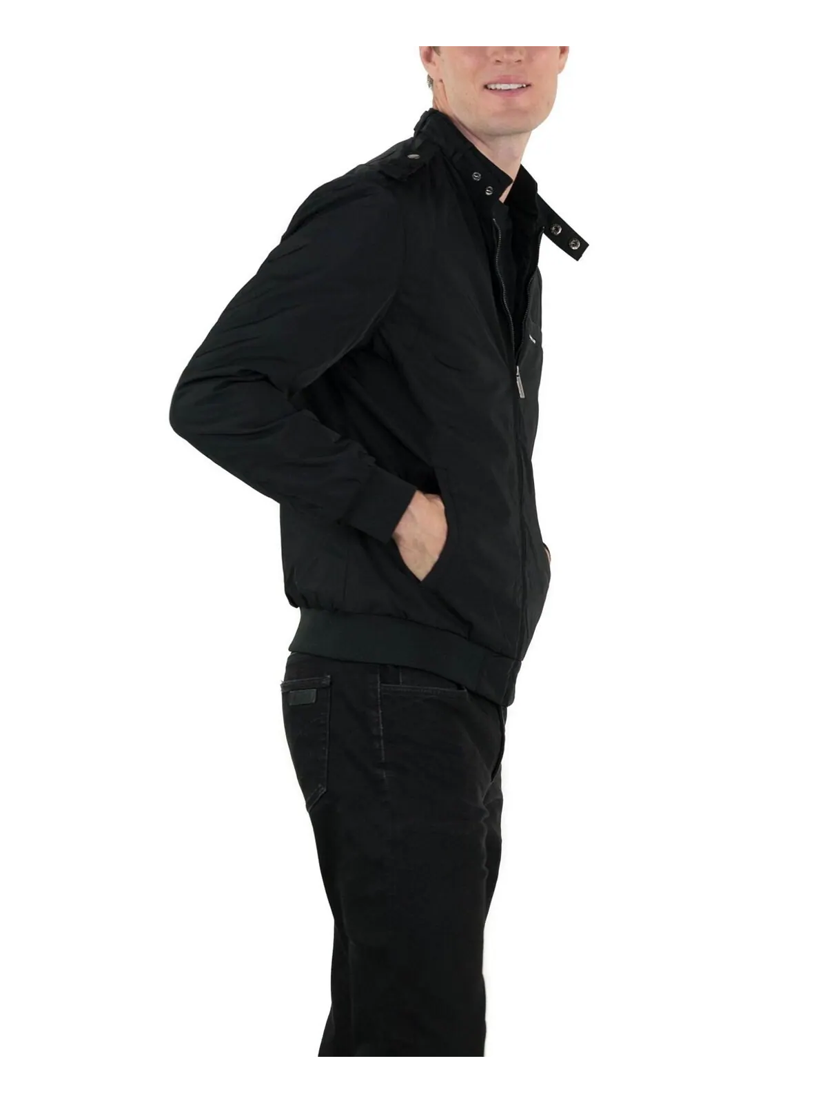 Куртка Members Only Heavy Iconic Racer Quilted Lining — изображение 2 из 3, черный