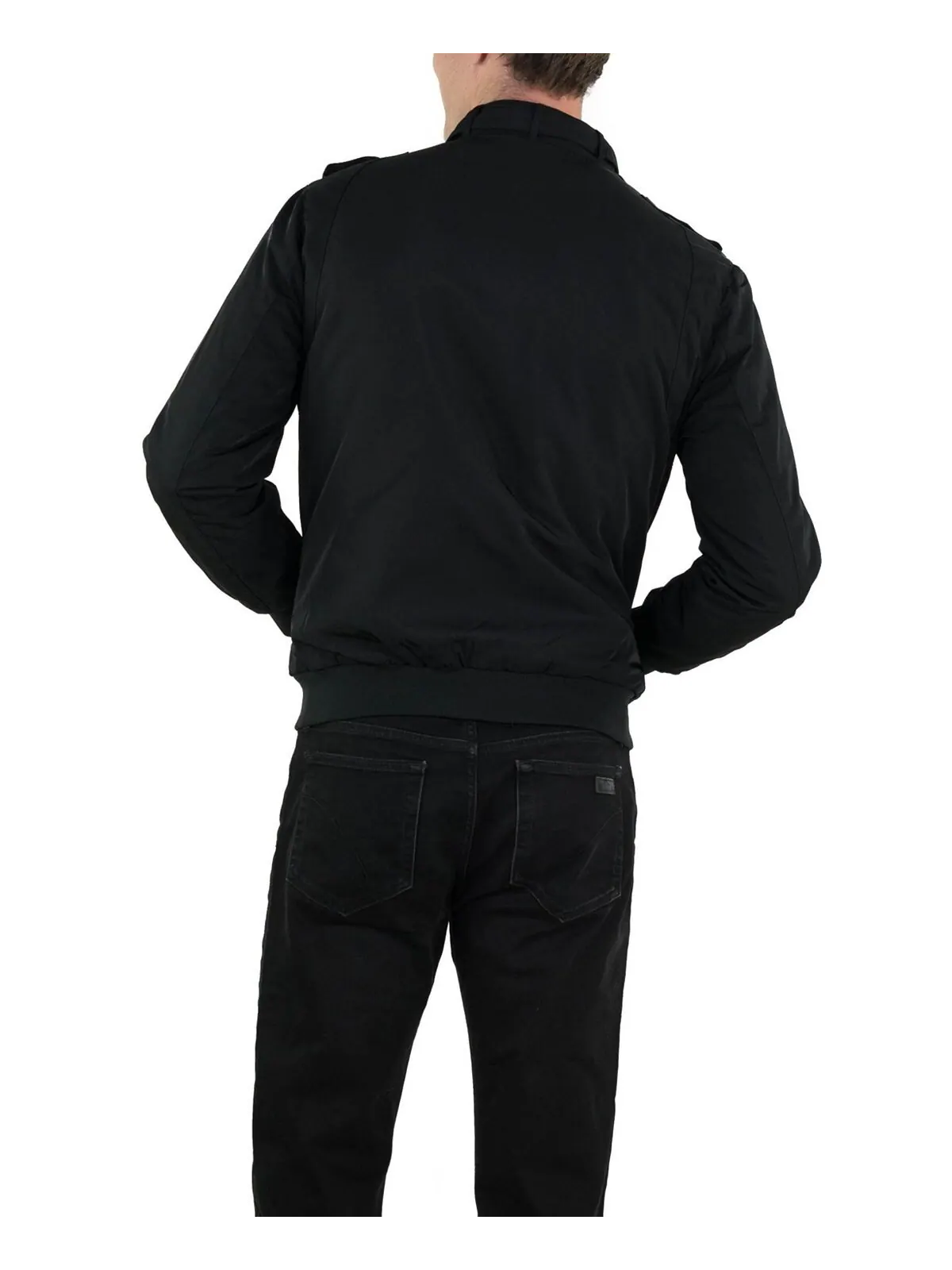 Куртка Members Only Heavy Iconic Racer Quilted Lining — изображение 3 из 3, черный