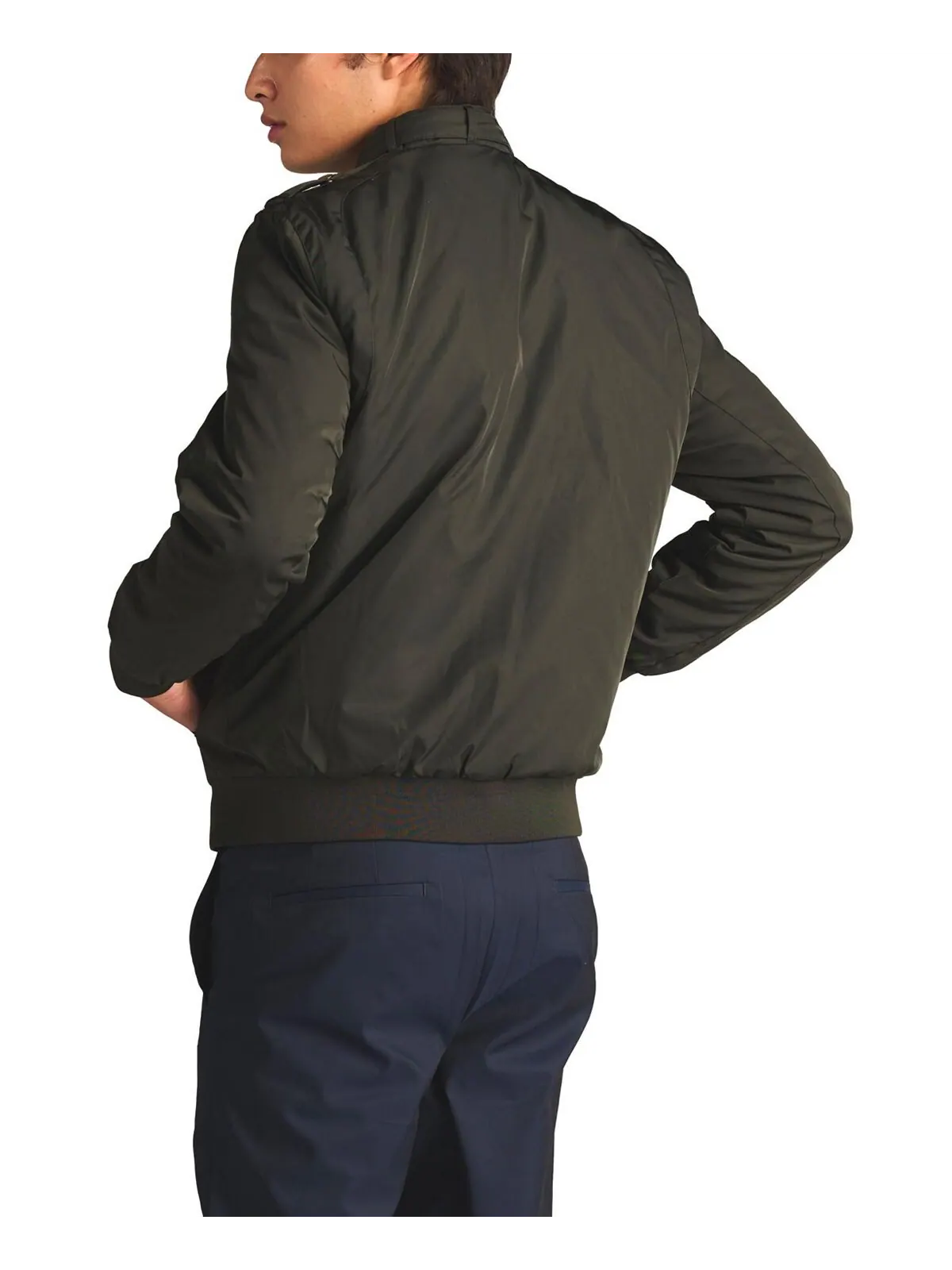 Куртка Members Only Heavy Iconic Racer Quilted Lining — изображение 3 из 3, темный зеленый