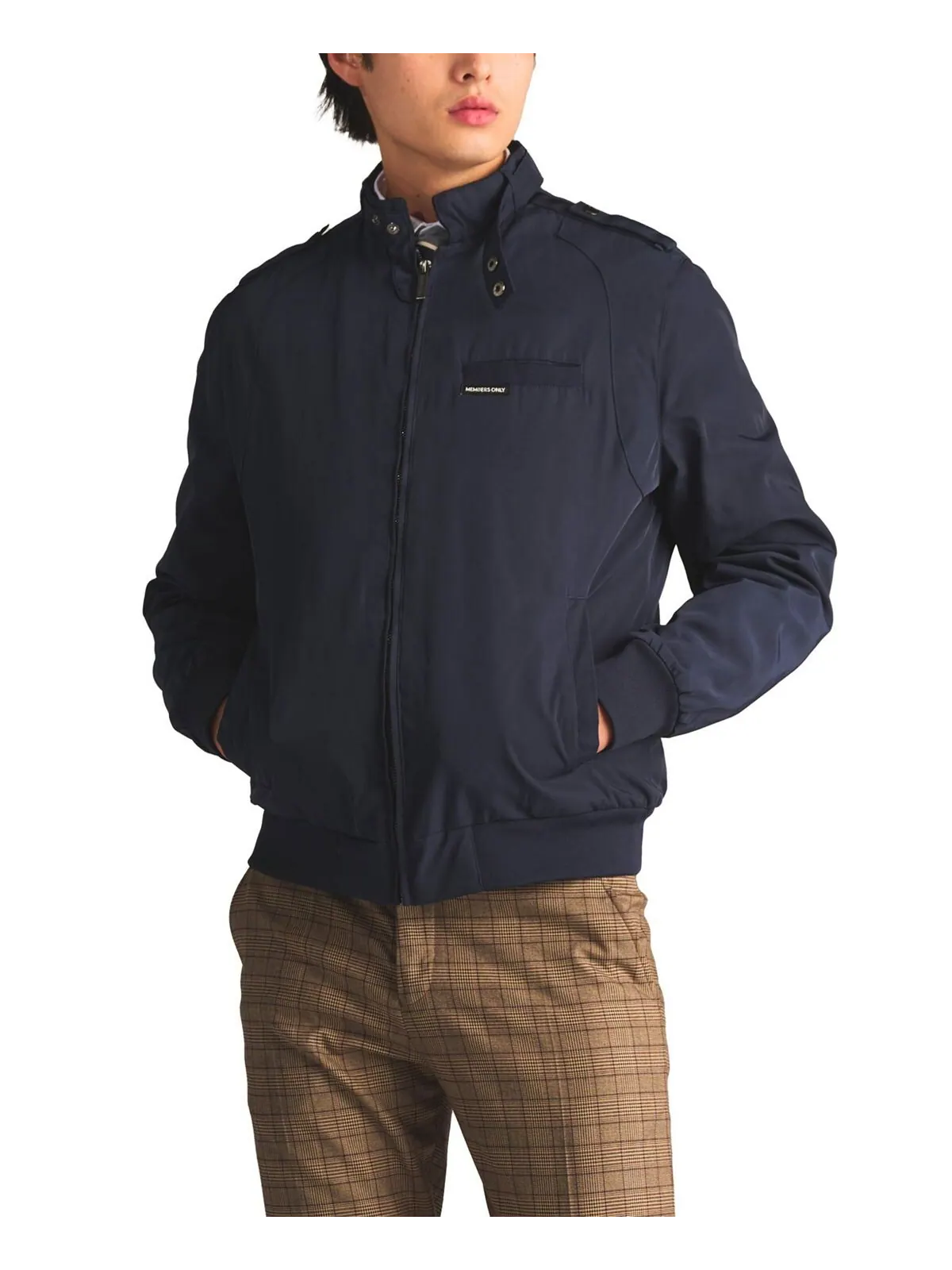 Куртка Members Only Heavy Iconic Racer Quilted Lining — изображение 2 из 3, темно-синий