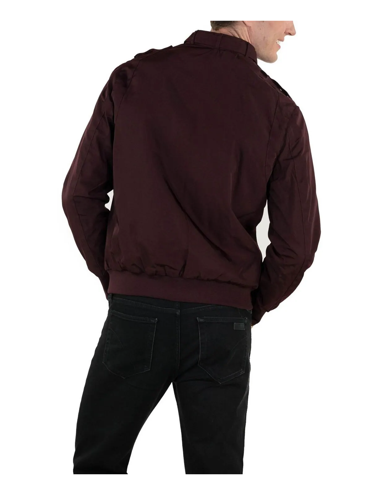Куртка Members Only Heavy Iconic Racer Quilted Lining — изображение 3 из 3, бордовый