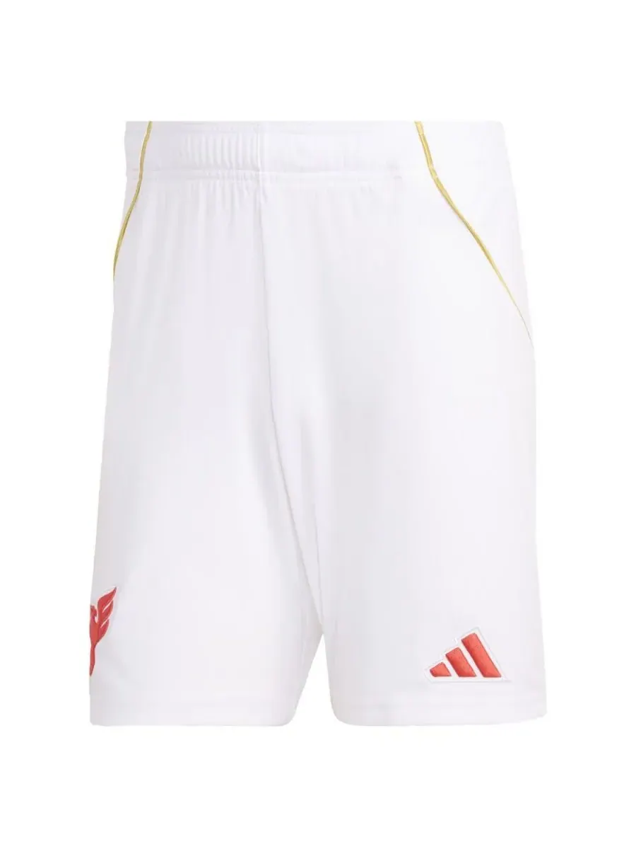 Adidas Мужские белые шорты DC United из архивной коллекции 2025 года