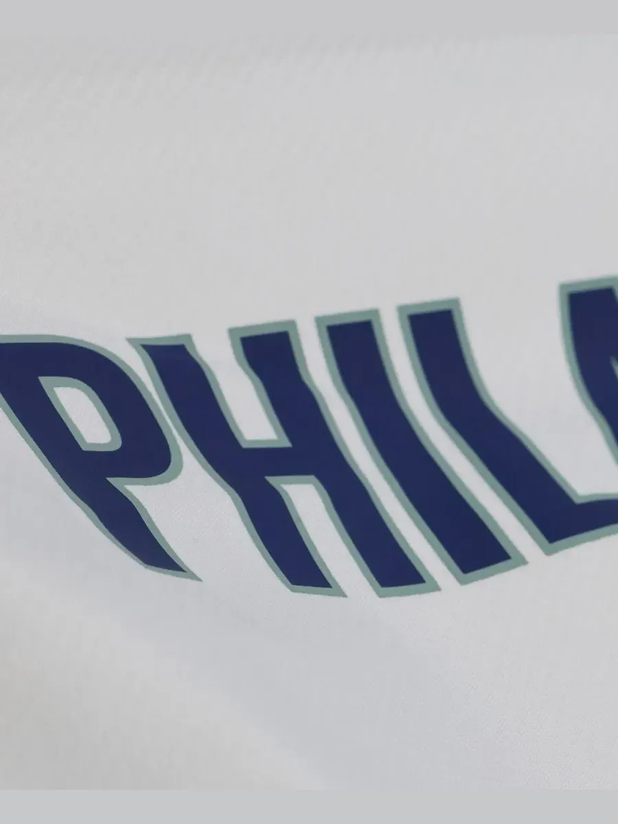 Ветровка худи с капюшоном Yacht Rock Coaches Philadelphia Phillies Mitchell & Ness — изображение 2 из 7, белый