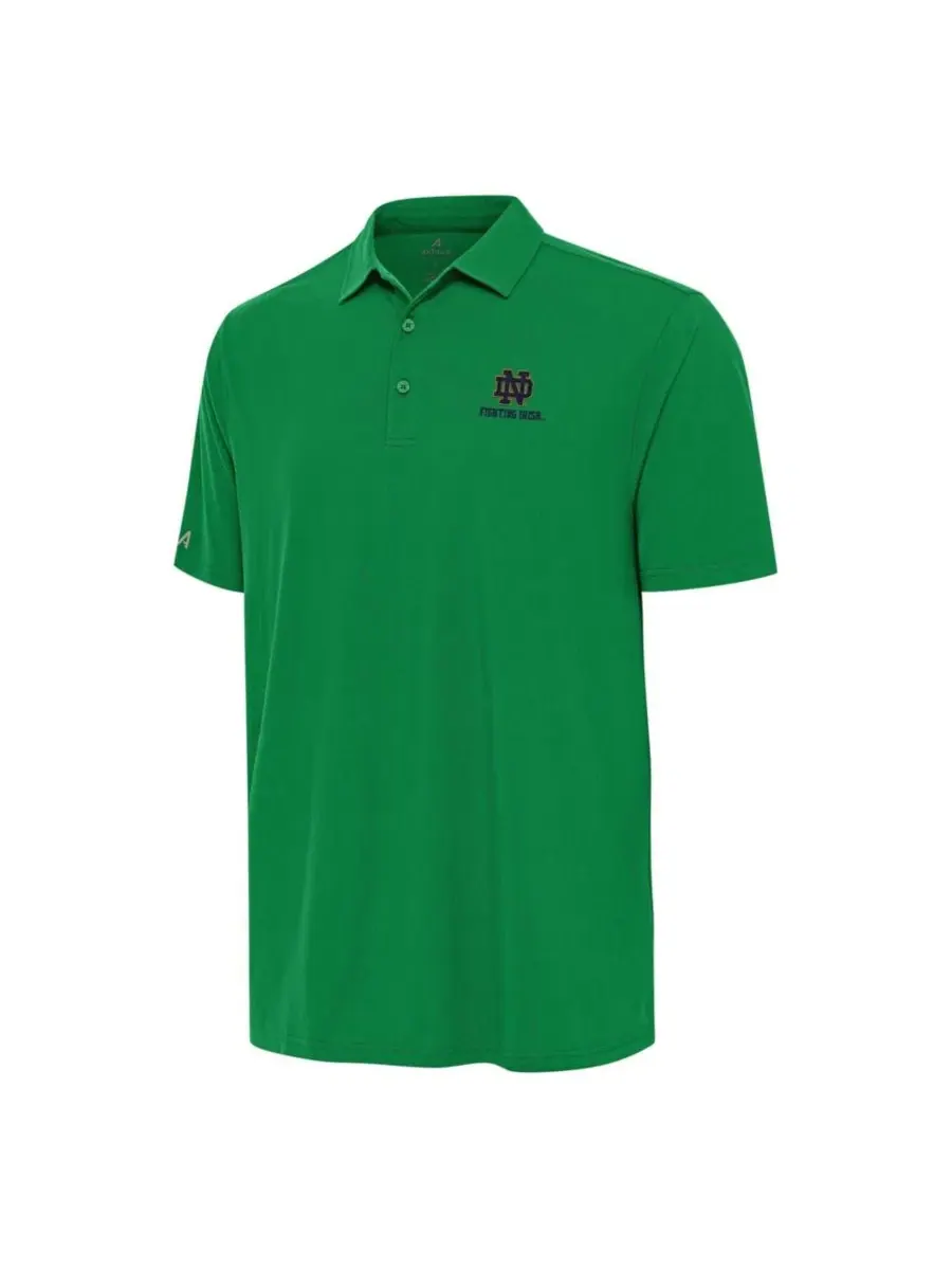 Поло с принтом Notre Dame Fighting Irish Era Antigua