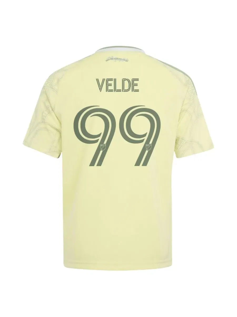 Футбольный джерси Kristoffer Velde Yellow Portland Timbers 2026 Civic Stadium Kit Replica Jersey — изображение 3 из 3, желтый
