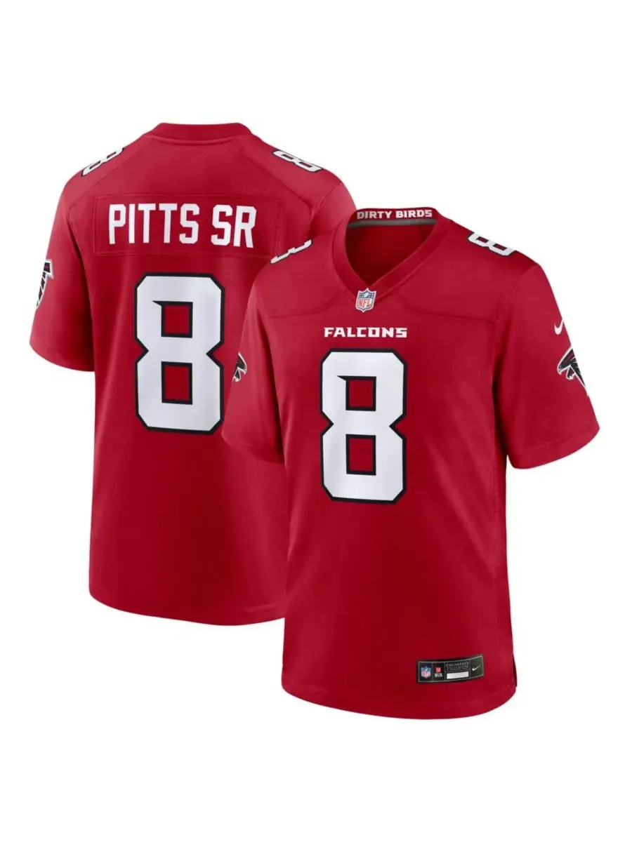 Мужская футболка Nike Kyle Pitts Sr. Atlanta Falcons Game Jersey