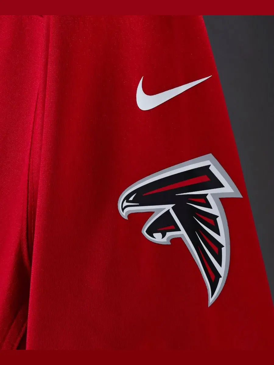 Мужская футболка Nike Kyle Pitts Sr. Atlanta Falcons Game Jersey — изображение 2 из 7, красный