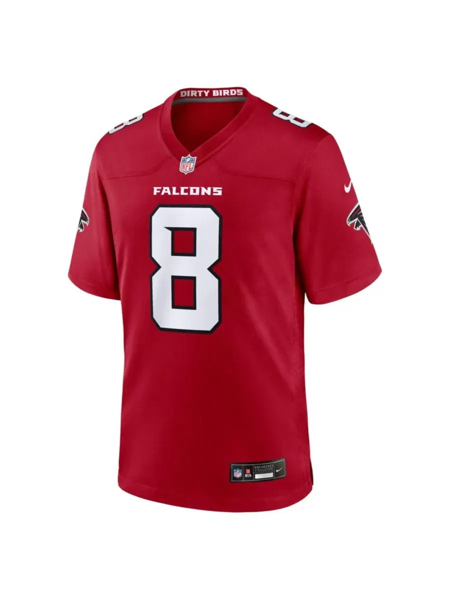 Мужская футболка Nike Kyle Pitts Sr. Atlanta Falcons Game Jersey — изображение 5 из 7, красный