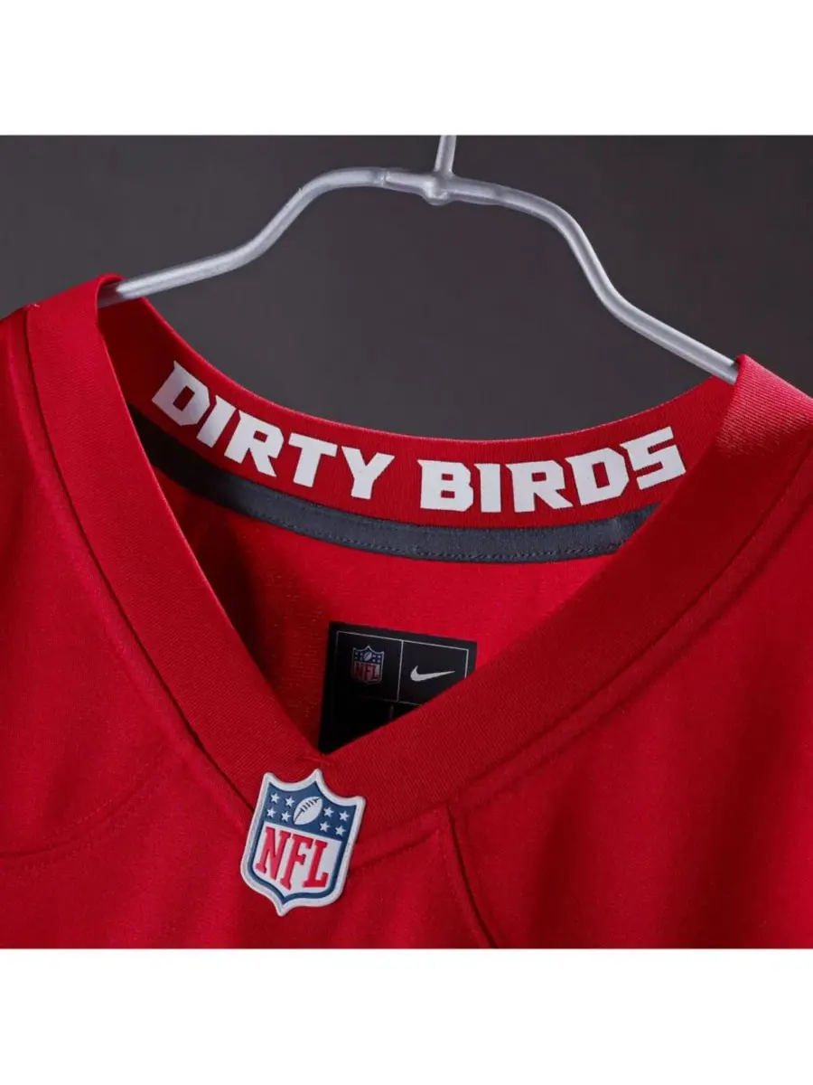 Мужская футболка Nike Kyle Pitts Sr. Atlanta Falcons Game Jersey — изображение 7 из 7, красный