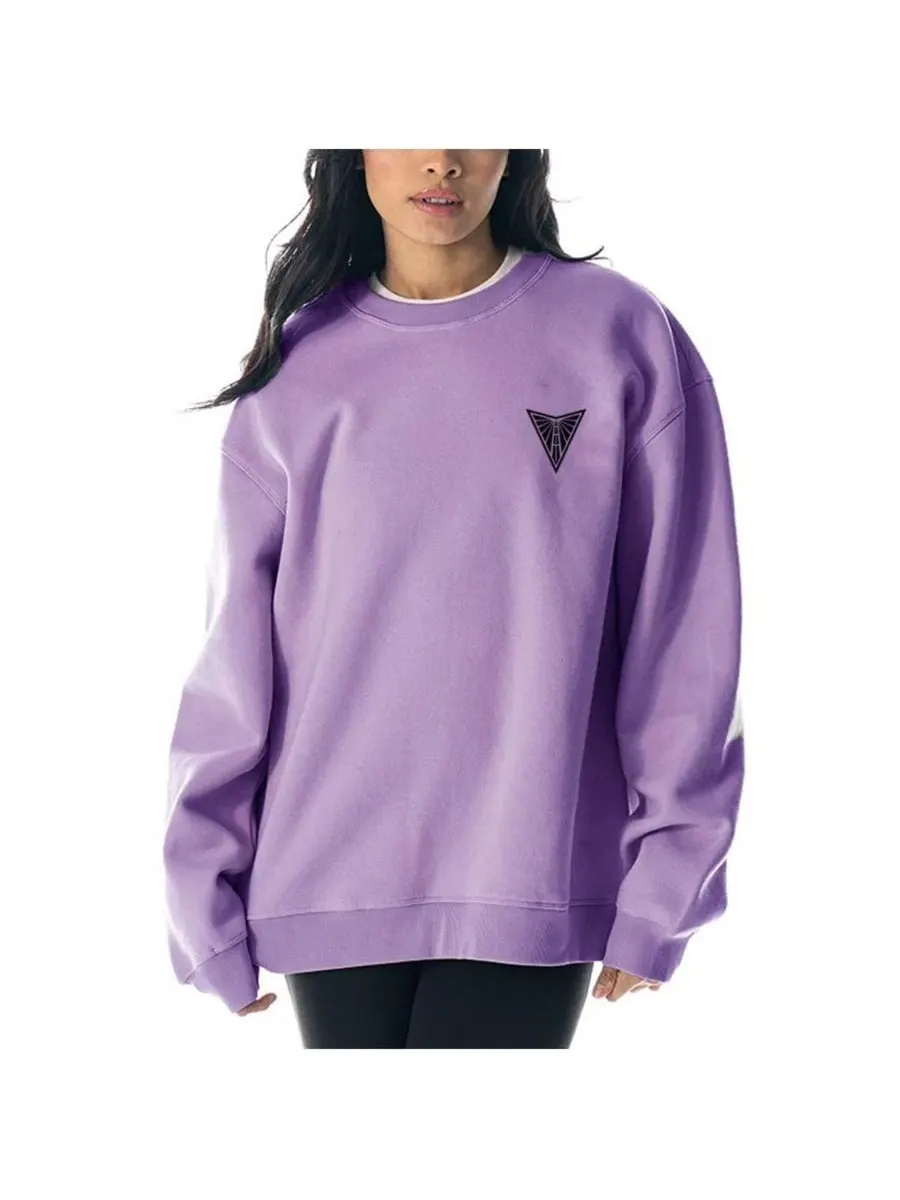 Толстовка с капюшоном Golden State Valkyries Dye Fleece Pullover Crew Sweatshirt The Wild Collective