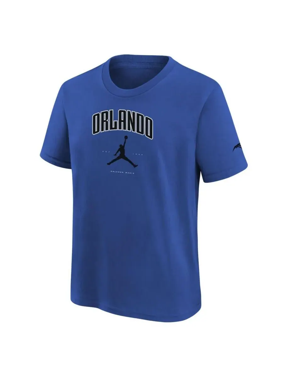 Jordan Футболка "Orlando Magic Essential Cities" синего цвета для мальчиков и девочек — изображение 3 из 3, синий