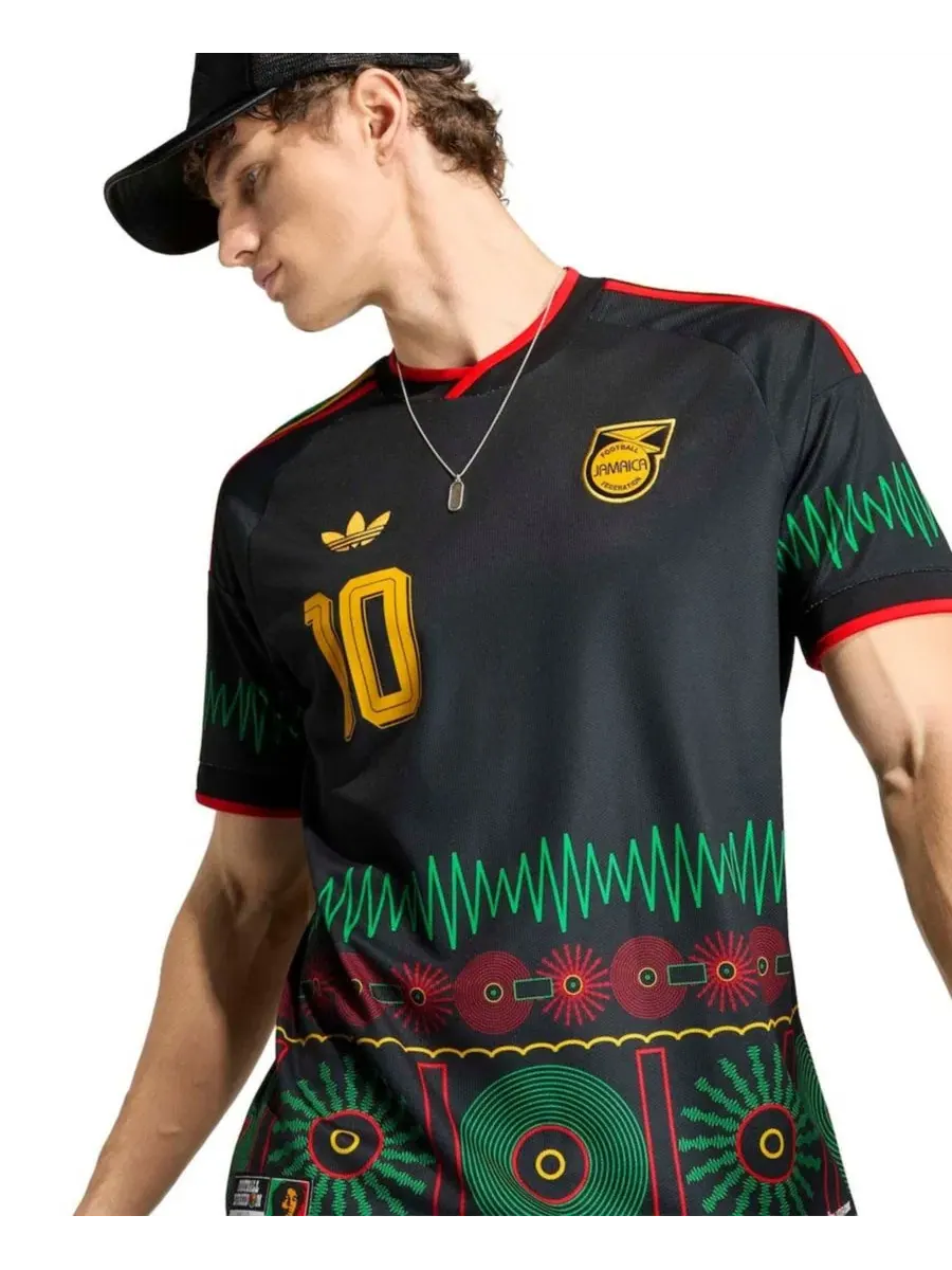 Футболка с коротким рукавом Bob Marley Away 10 adidas — изображение 4 из 4, черный
