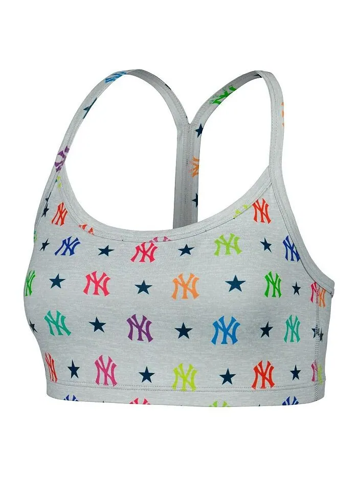 Женский серый бюстгальтер New York Yankees TLC Rainbow Terez — изображение 2 из 4