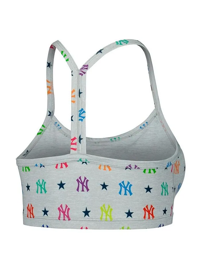 Женский серый бюстгальтер New York Yankees TLC Rainbow Terez — изображение 3 из 4