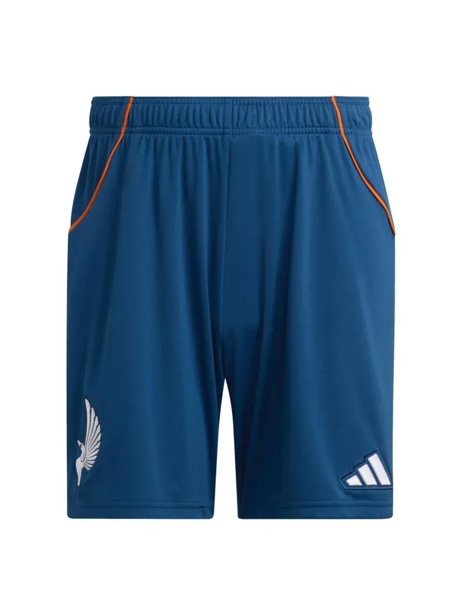 Adidas Мужские синие шорты Minnesota United FC из архивной коллекции 2025 года
