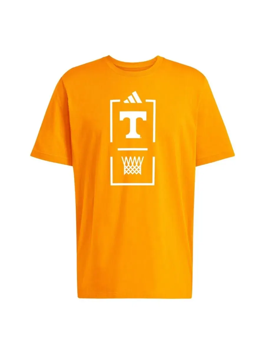 Футболка баскетбольная с коротким рукавом Tennessee Volunteers adidas — изображение 2 из 3, оранжевый