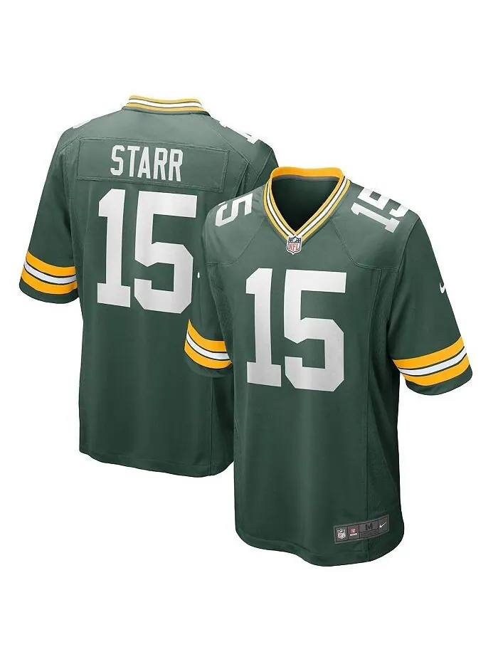 Мужское джерси для игроков в отставке Bart Starr Green Green Bay Packers Nike