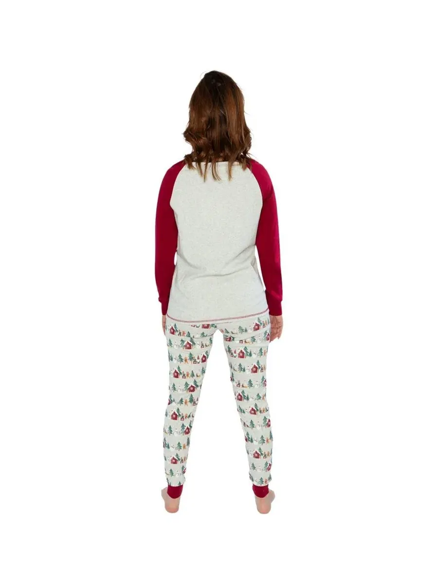Комплект пижам с рождественским принтом Holiday Family Pajamas Deux par Deux, Holiday Print — изображение 3 из 3