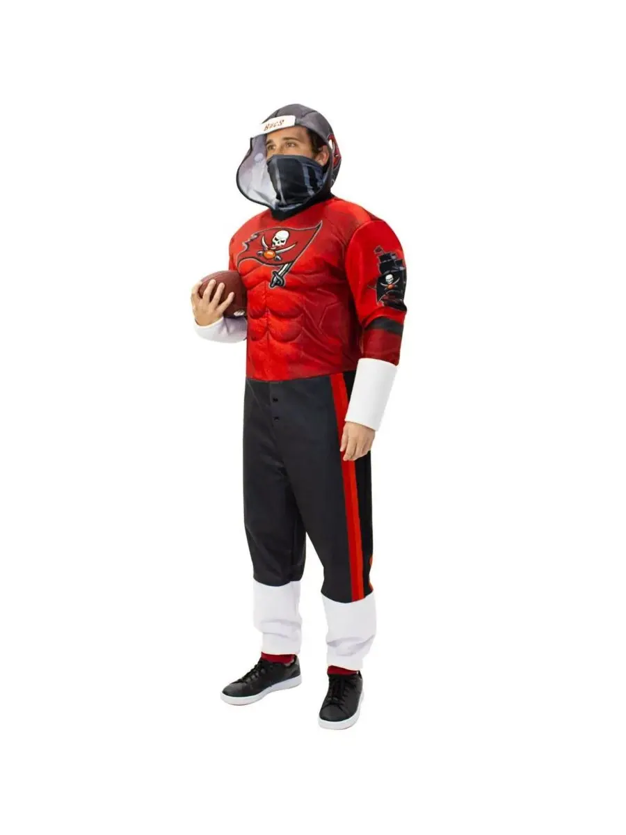 Jerry Leigh Мужской красный костюм для игрового дня команды Tampa Bay Buccaneers — изображение 2 из 4
