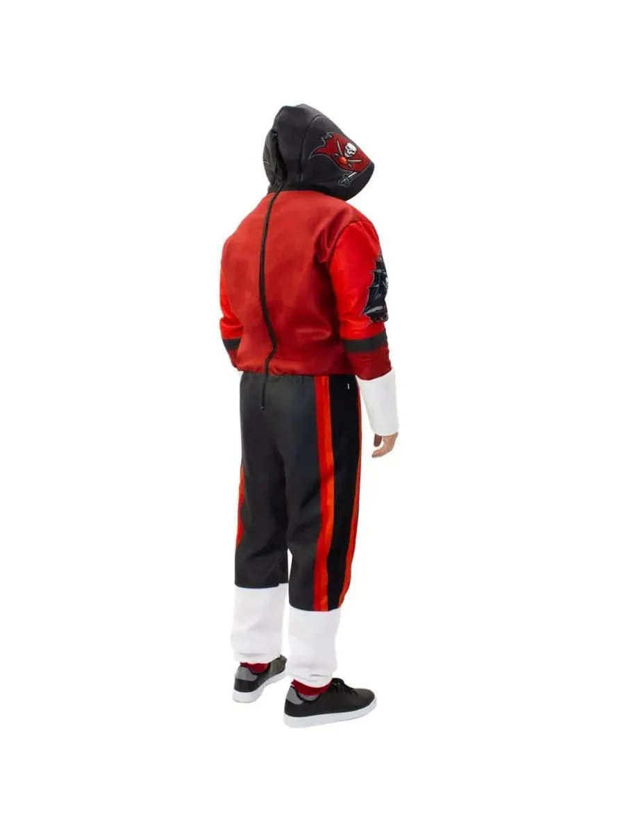 Jerry Leigh Мужской красный костюм для игрового дня команды Tampa Bay Buccaneers — изображение 3 из 4