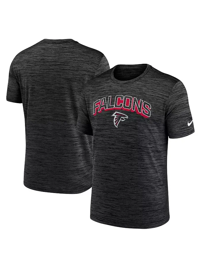 Мужская черная футболка Atlanta Falcons Velocity Performance Nike