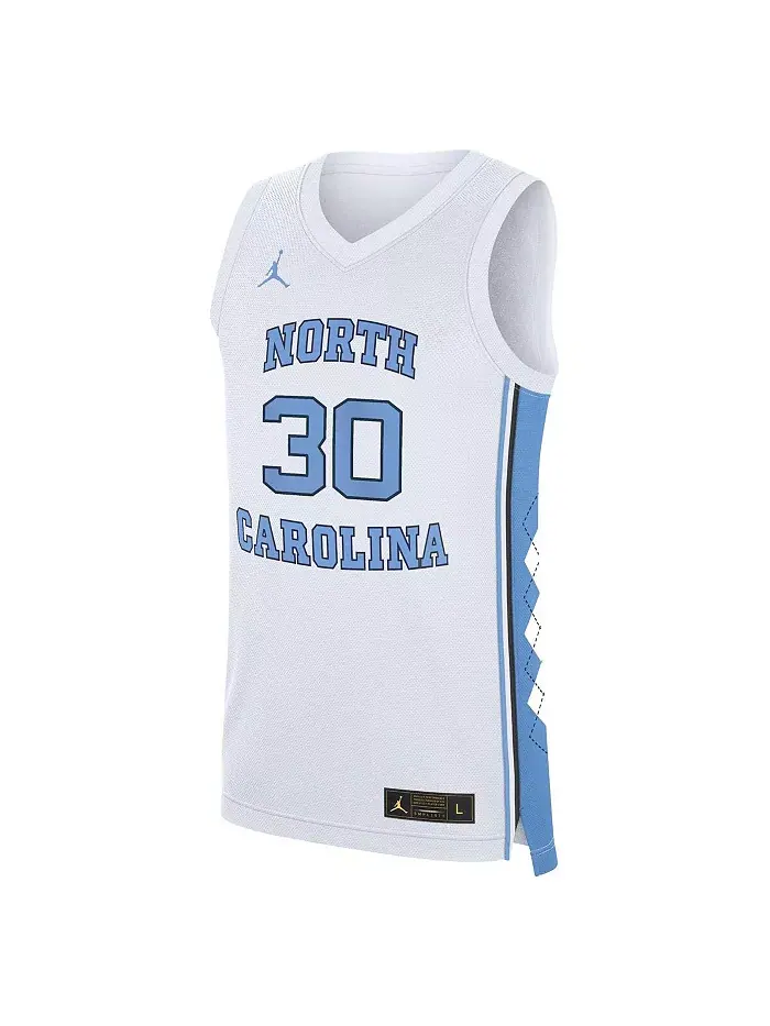 Мужская баскетбольная майка Rasheed Wallace White North Carolina Tar Heels Jordan — изображение 3 из 3