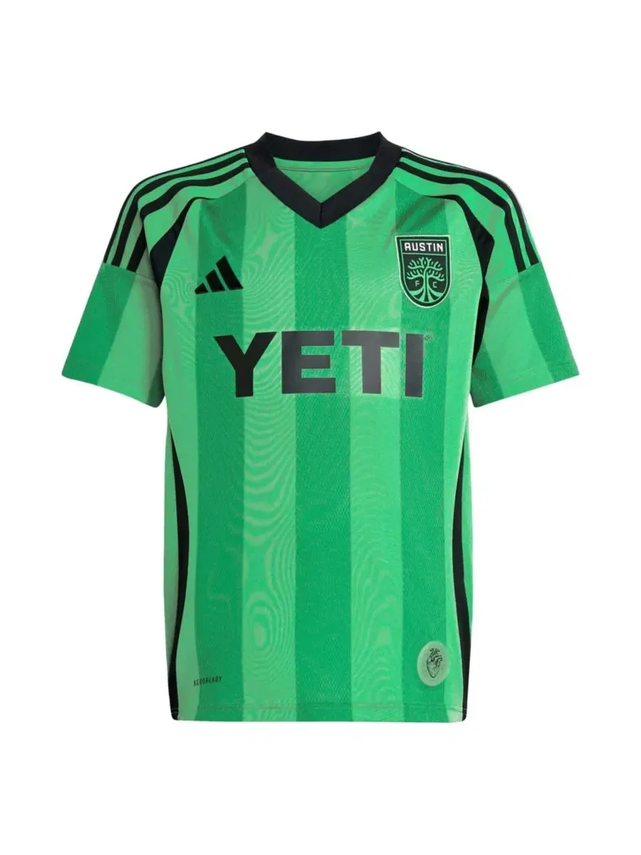 Футболка Myrto Uzuni Austin FC 2025 The Heartbeat Kit Replica Jersey adidas — изображение 2 из 3, зеленый