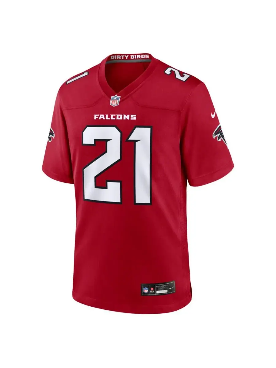 Игровая футболка Deion Sanders Atlanta Falcons Retired Player Game Jersey Nike — изображение 3 из 3, красный