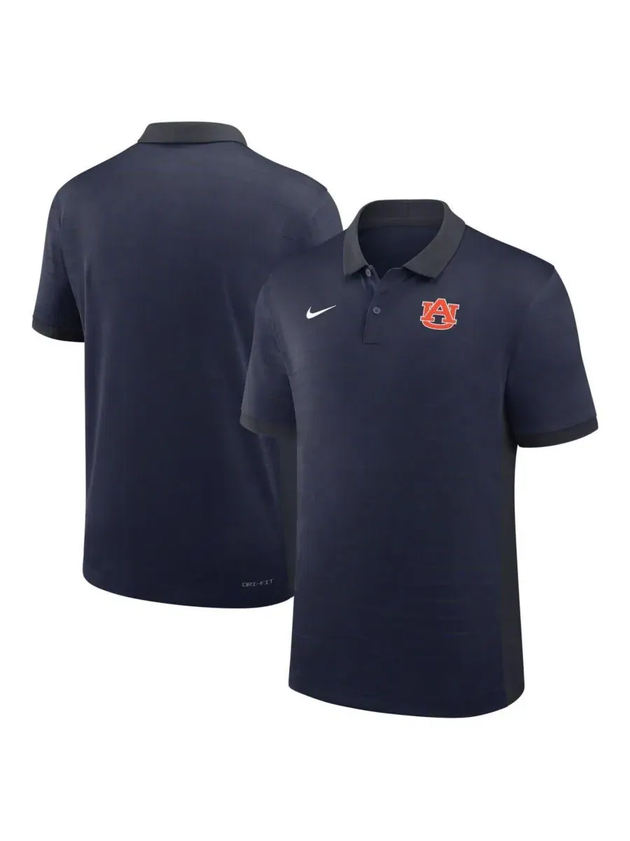 Поло с Dri-FIT технологией Auburn Tigers 2025 Sideline Victory Stripe Nike