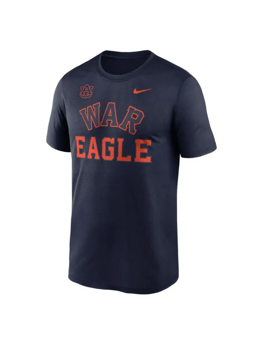 Футболка Nike Dri-FIT с принтом Auburn Tigers Primetime Arch Mantra Legend — изображение 2 из 2, темно-синий