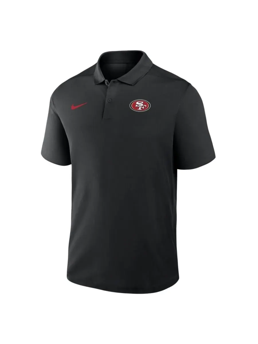 Поло с принтом Dri-FIT Nike — изображение 2 из 3, черный
