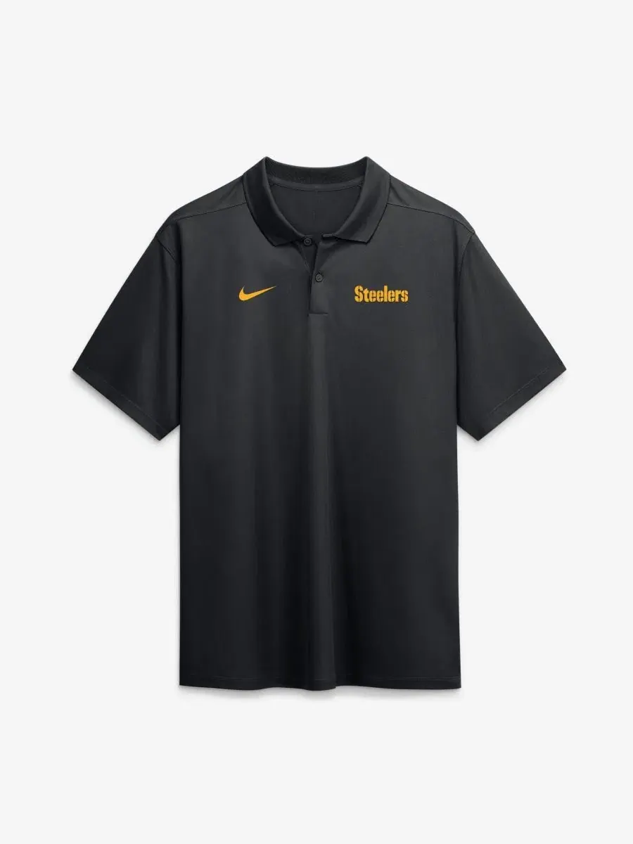 Мужское поло Dri-FIT Victory с принтом Pittsburgh Steelers Nike