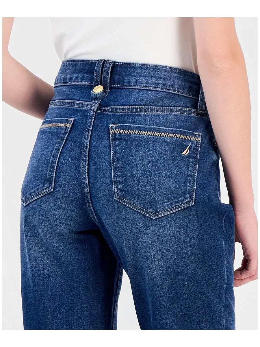 Джинсы прямого кроя с манжетами Nautica, Ruthie Wash — изображение 5 из 6