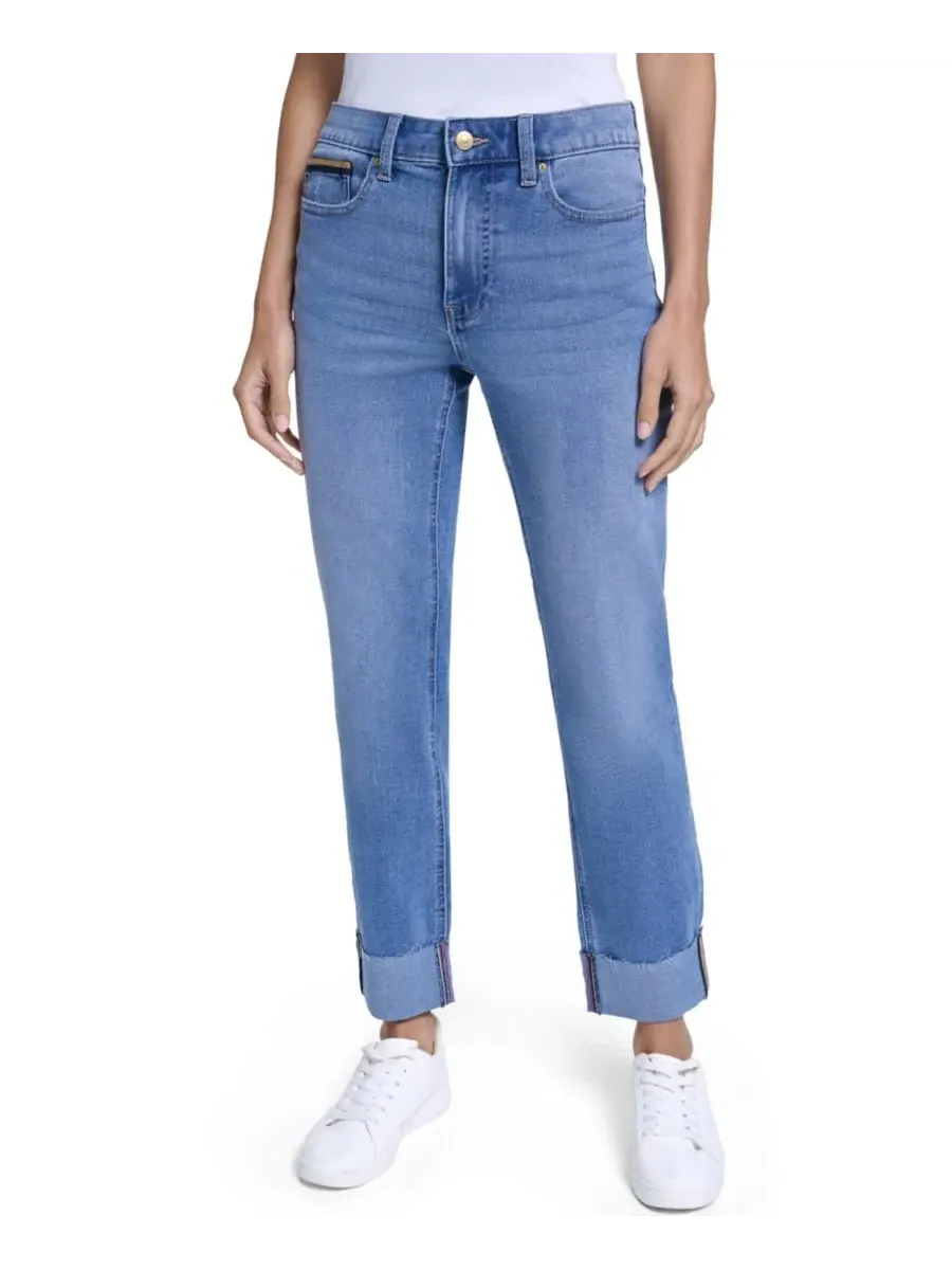 Джинсы прямого кроя с манжетами Nautica, Emerson Wash