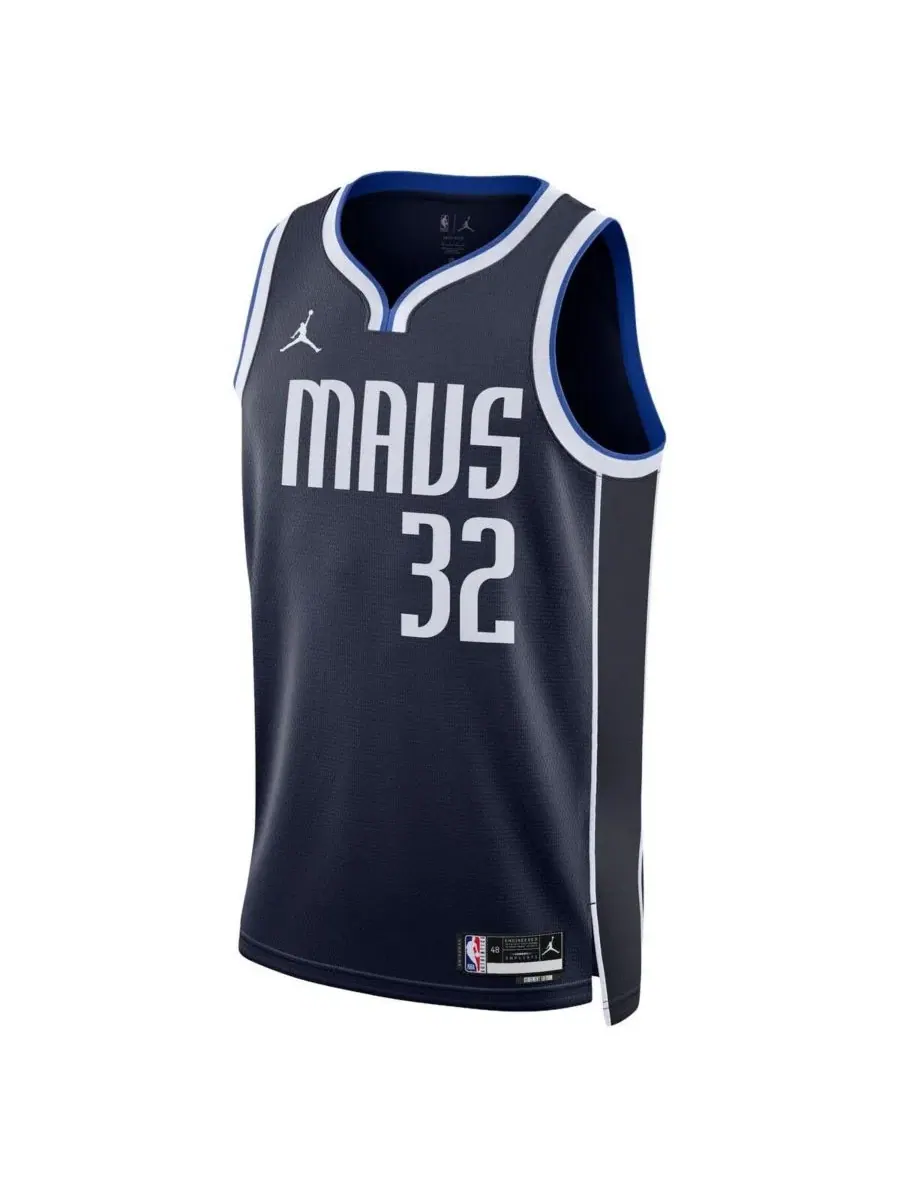 Баскетбольный джерси Jordan Cooper Flagg Navy Dallas Mavericks Statement Edition Swingman — изображение 2 из 3, темно-синий