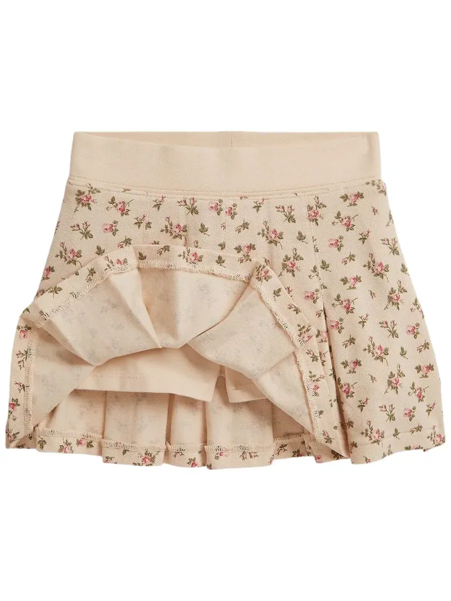 Комплект из поло и юбки-шорт с флоральным принтом Polo Ralph Lauren, Beatty Floral — изображение 3 из 3
