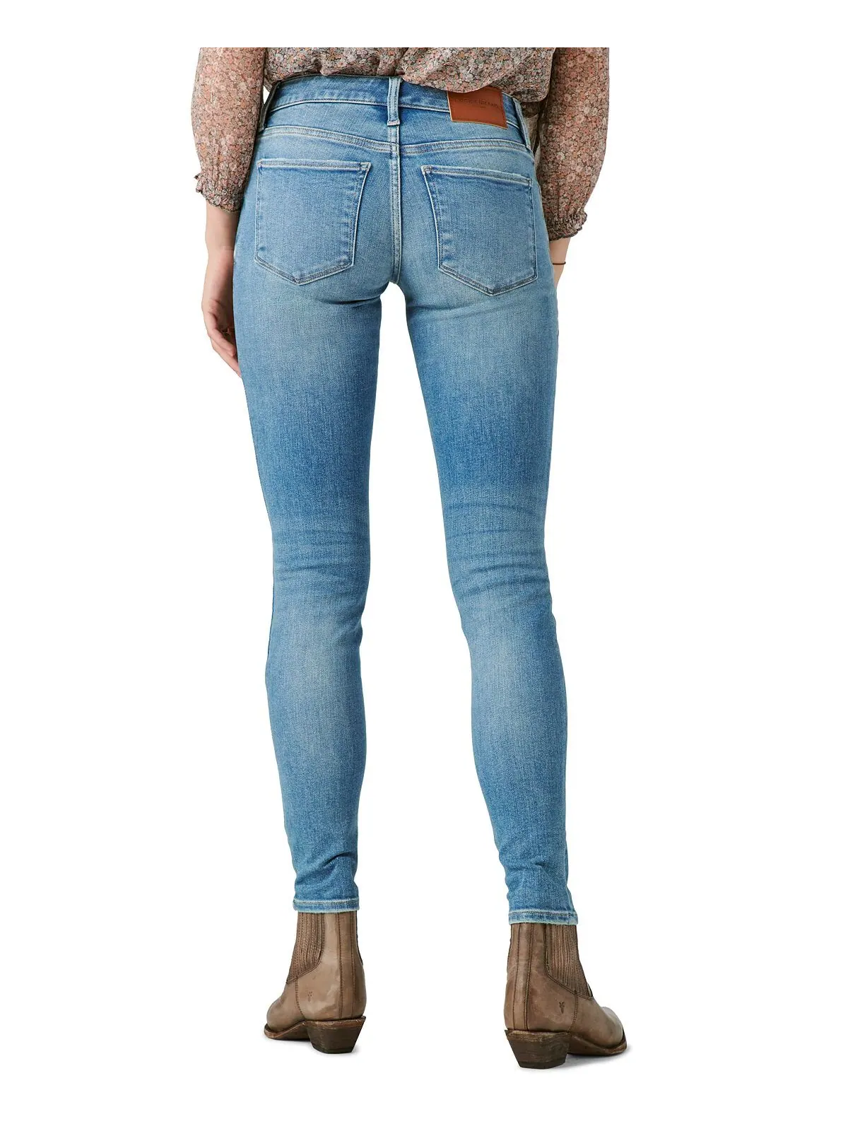 Женские джинсы-скинни lizzie с низкой посадкой Lucky Brand — изображение 2 из 5, мульти