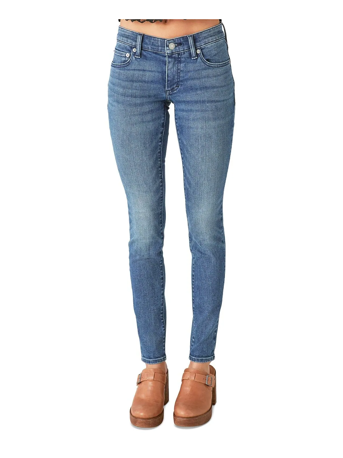 Женские джинсы скинни Lizzie с низкой посадкой Lucky Brand