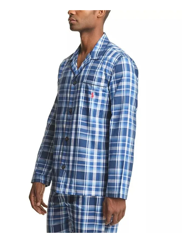 Мужская тканая пижама в клетку Polo Ralph Lauren — изображение 3 из 3